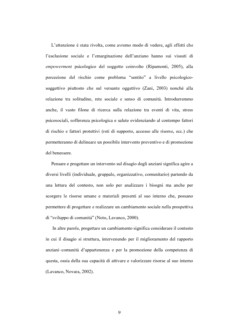 Anteprima della tesi: La psicologia dell'anziano: prospettive interrelazionali, Pagina 5