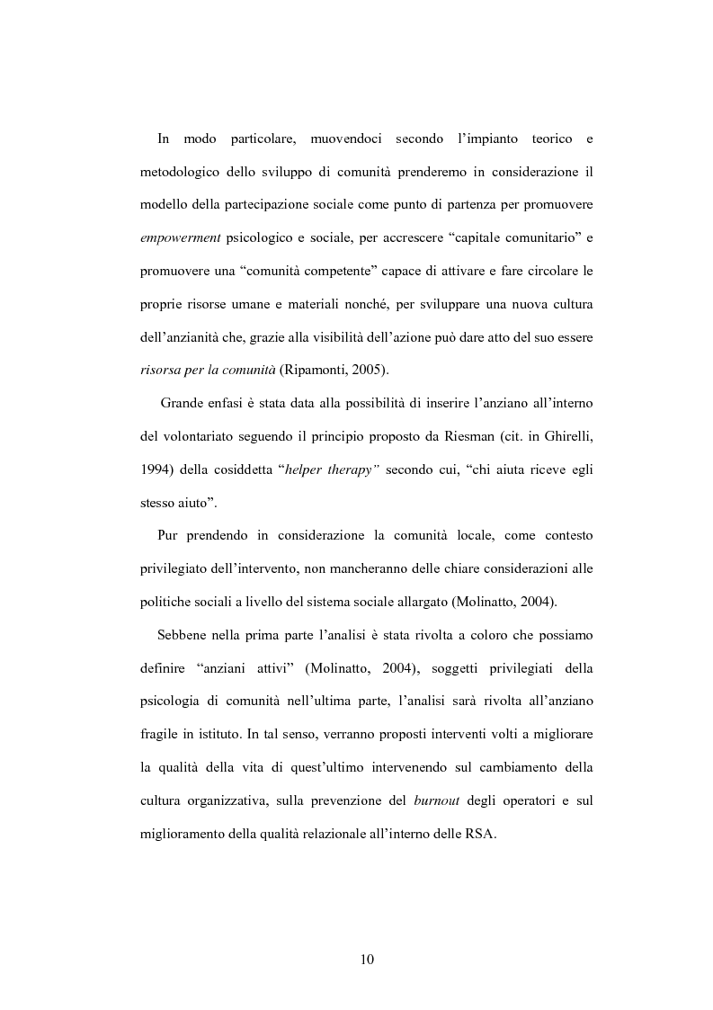 Anteprima della tesi: La psicologia dell'anziano: prospettive interrelazionali, Pagina 6