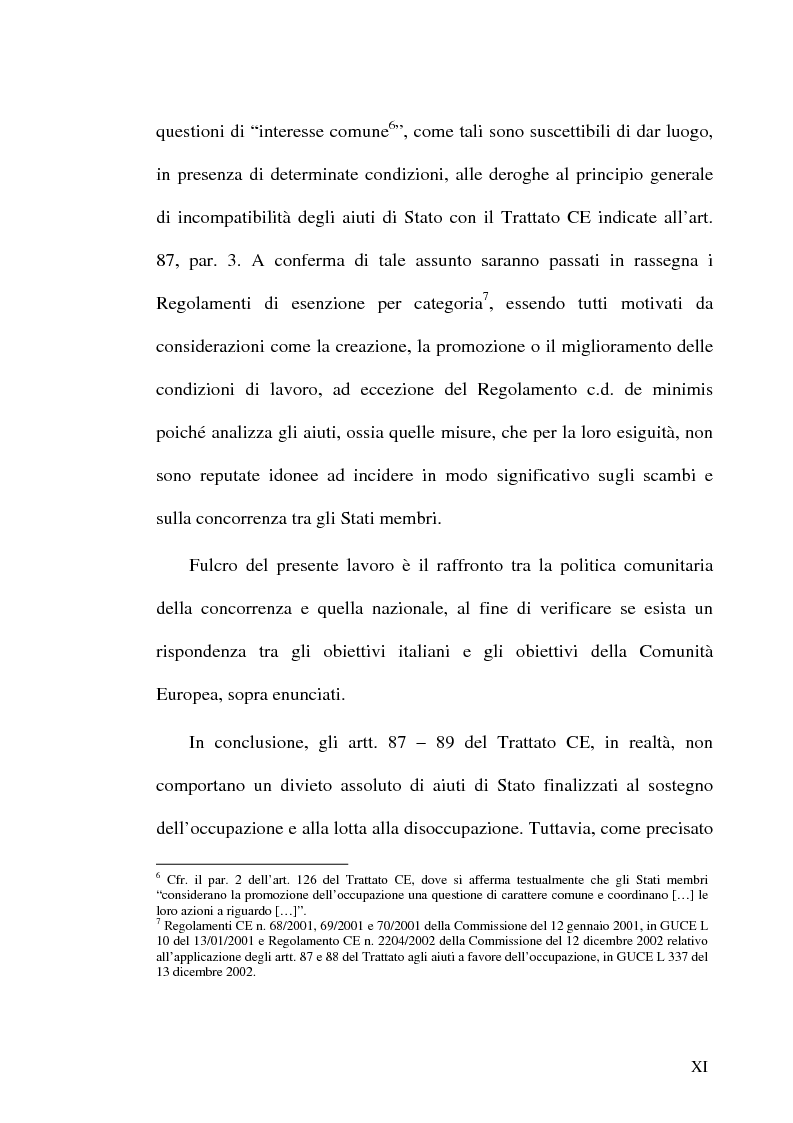 Anteprima della tesi: Gli incentivi all'occupazione, Pagina 11