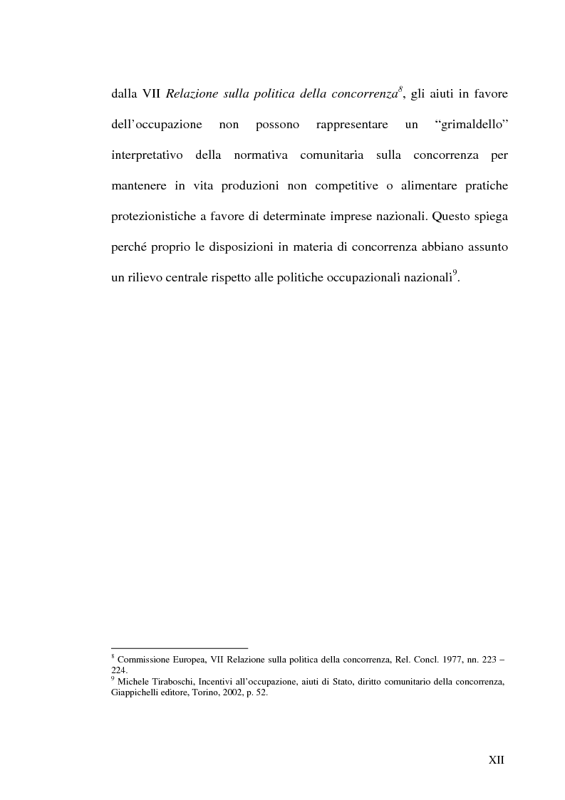 Anteprima della tesi: Gli incentivi all'occupazione, Pagina 12