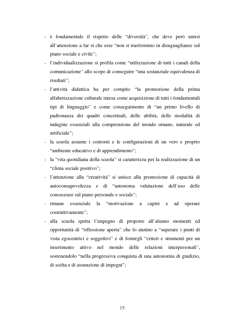 Anteprima della tesi: L'importanza del tirocinio nella scuola d'oggi, Pagina 15