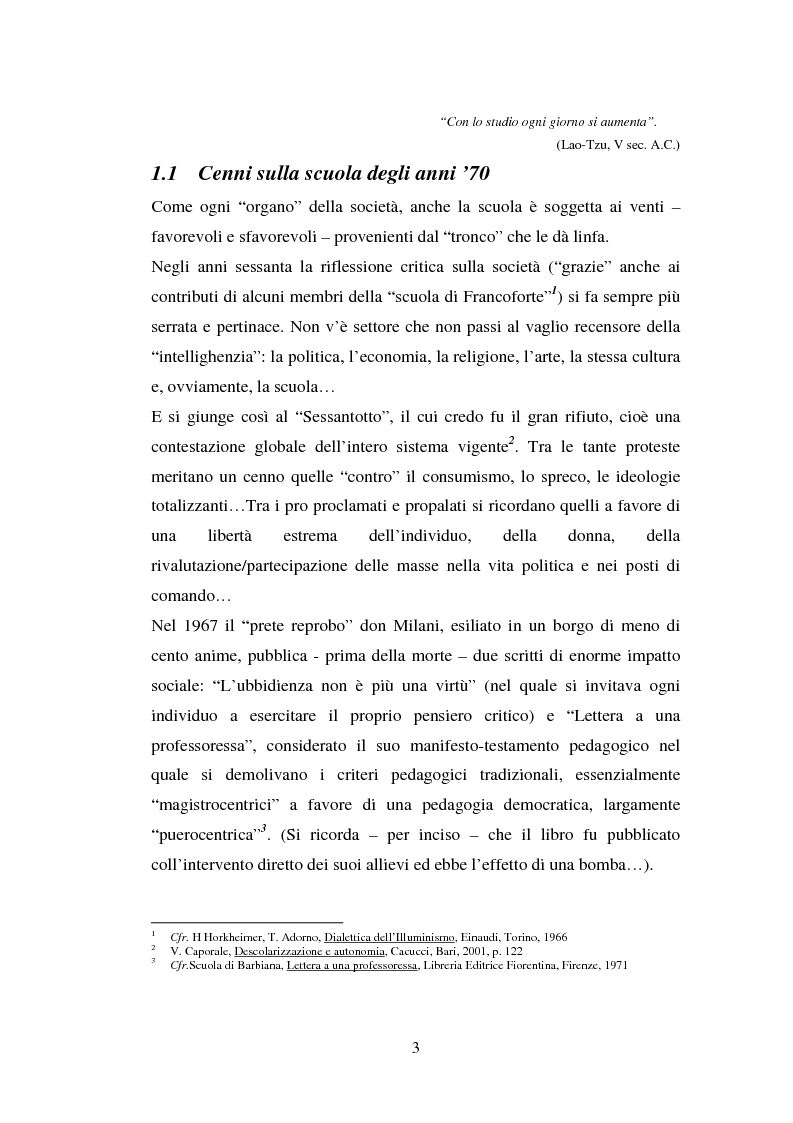 Anteprima della tesi: L'importanza del tirocinio nella scuola d'oggi, Pagina 3