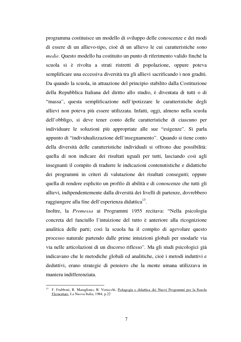 Anteprima della tesi: L'importanza del tirocinio nella scuola d'oggi, Pagina 7