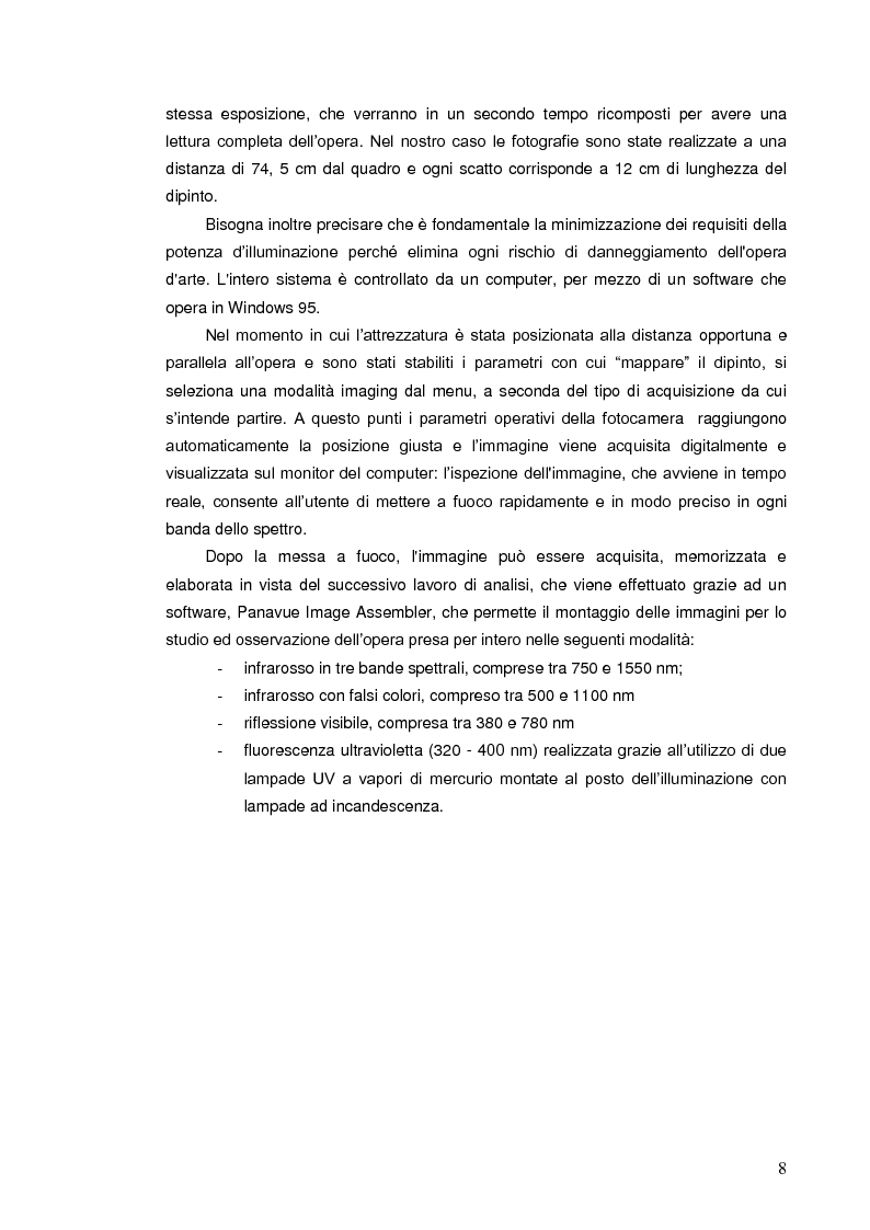 Anteprima della tesi: Indagini multispettrali e di fluorescenza Xrf per la caratterizzazione dei materiali pittorici su un dipinto di Massimo d'Azeglio, Pagina 5