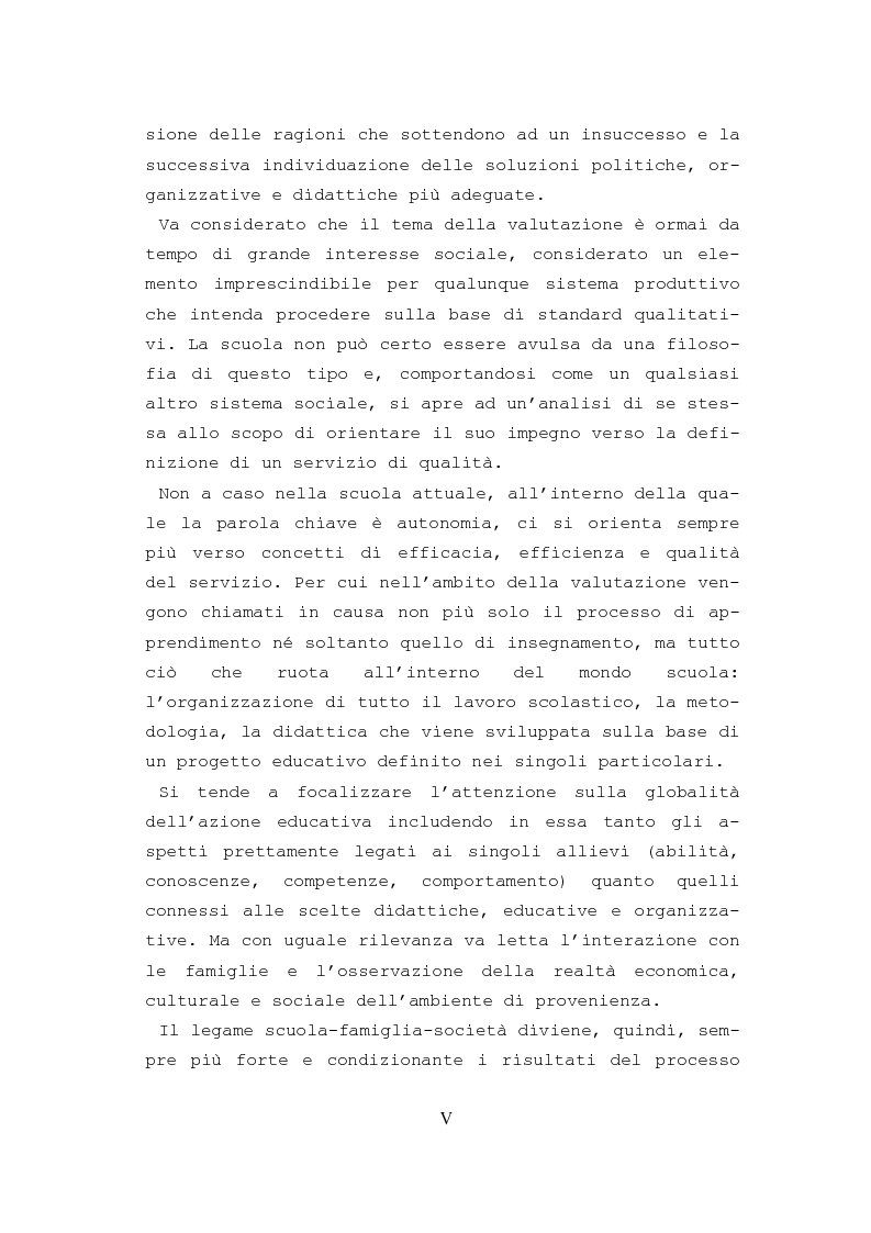 Anteprima della tesi: L'autovalutazione d'istituto, Pagina 3