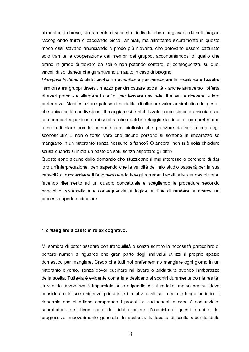 Anteprima della tesi: Indovina chi viene a pranzo. Strategie di riconoscimento della clientela nei ristoranti romani. Un approccio visuale., Pagina 4