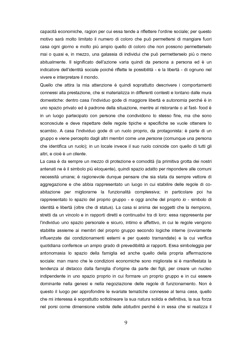 Anteprima della tesi: Indovina chi viene a pranzo. Strategie di riconoscimento della clientela nei ristoranti romani. Un approccio visuale., Pagina 5