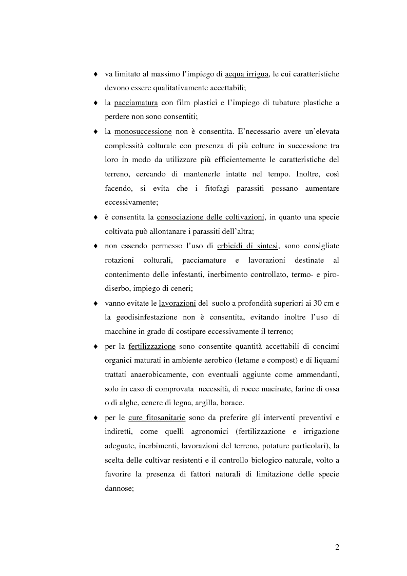 Anteprima della tesi: Prima ipotesi di controllo della qualità ambientale in aziende agribiologiche, Pagina 4