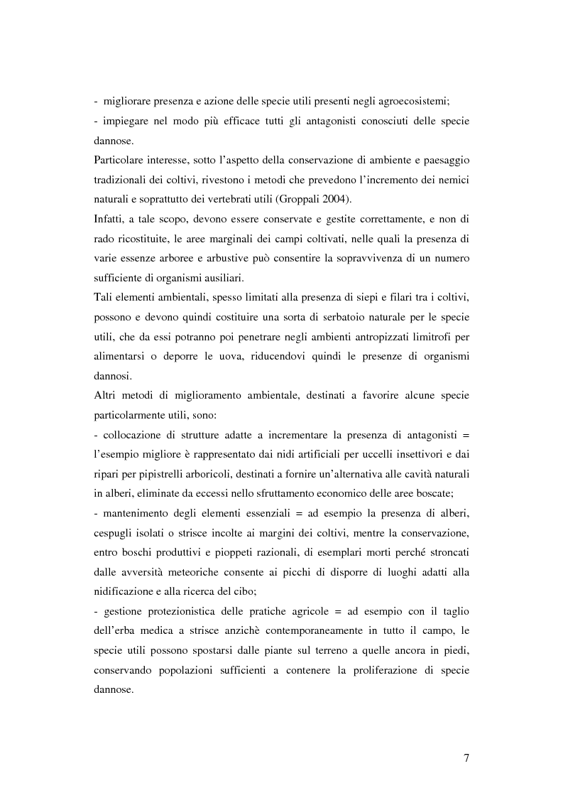 Anteprima della tesi: Prima ipotesi di controllo della qualità ambientale in aziende agribiologiche, Pagina 9