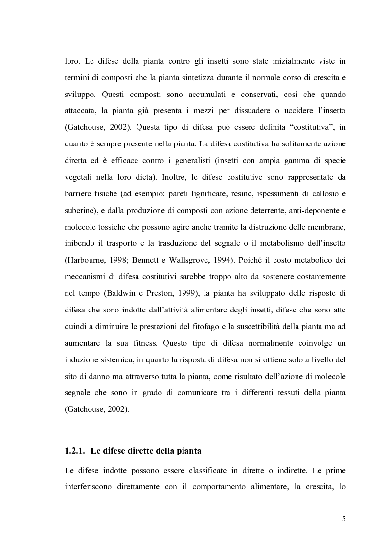 Anteprima della tesi: Profili di espressione di geni di difesa in genotipi di pomodoro, Pagina 3
