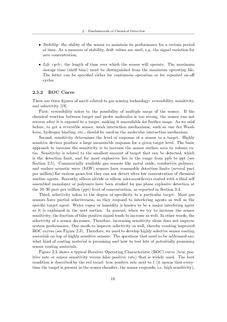 Anteprima della tesi: Cantilever Array for Chemical Sensing: Development of a Moisture-Independent Sensor with Possible Application in Explosive Detection, Pagina 10