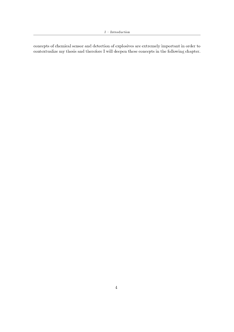Anteprima della tesi: Cantilever Array for Chemical Sensing: Development of a Moisture-Independent Sensor with Possible Application in Explosive Detection, Pagina 4