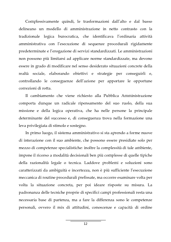 Anteprima della tesi: Il Business Game come strumento innovativo per la formazione delle persone nella Pubblica Amministrazione - Sviluppo di un'applicazione attraverso la Balanced Scorecard, Pagina 10