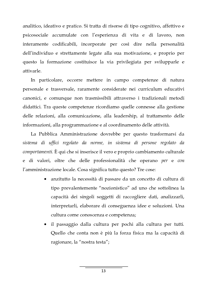 Anteprima della tesi: Il Business Game come strumento innovativo per la formazione delle persone nella Pubblica Amministrazione - Sviluppo di un'applicazione attraverso la Balanced Scorecard, Pagina 11