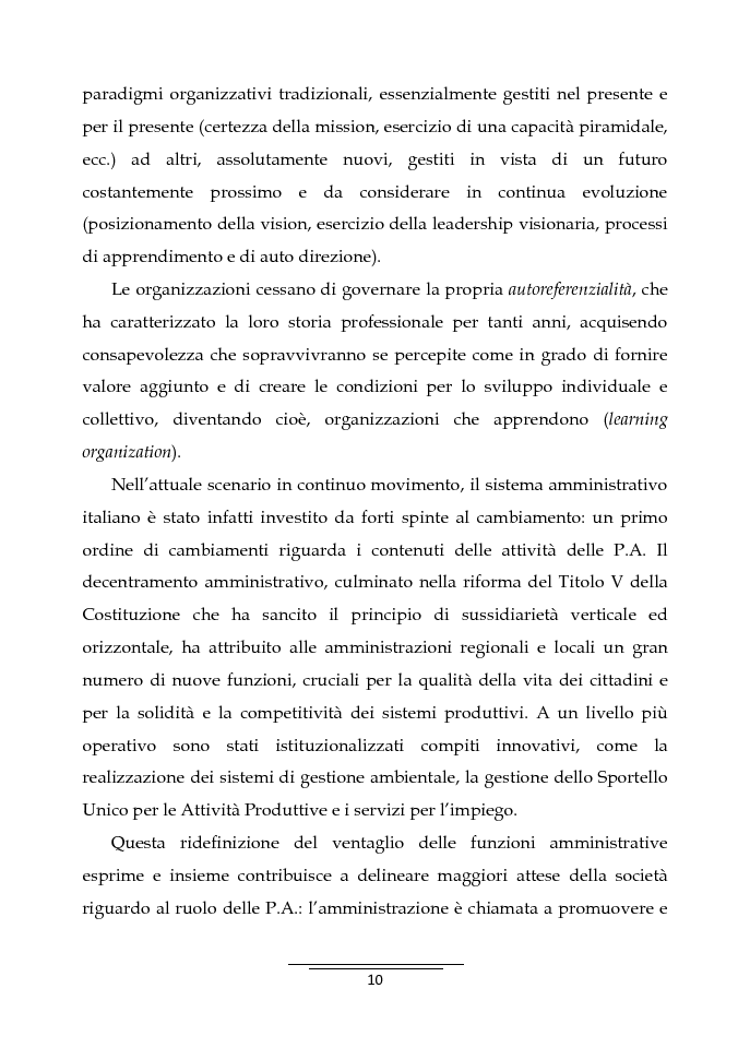 Anteprima della tesi: Il Business Game come strumento innovativo per la formazione delle persone nella Pubblica Amministrazione - Sviluppo di un'applicazione attraverso la Balanced Scorecard, Pagina 8