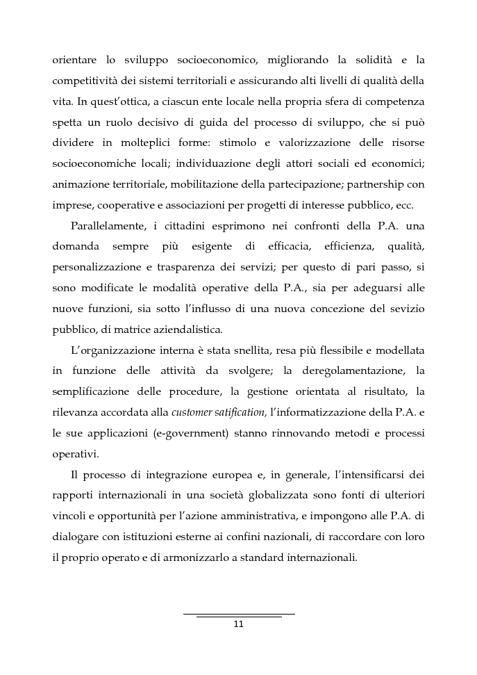 Anteprima della tesi: Il Business Game come strumento innovativo per la formazione delle persone nella Pubblica Amministrazione - Sviluppo di un'applicazione attraverso la Balanced Scorecard, Pagina 9