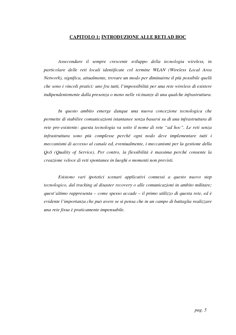 Anteprima della tesi: Tecniche di localizzazione per reti ''ad hoc'', Pagina 2