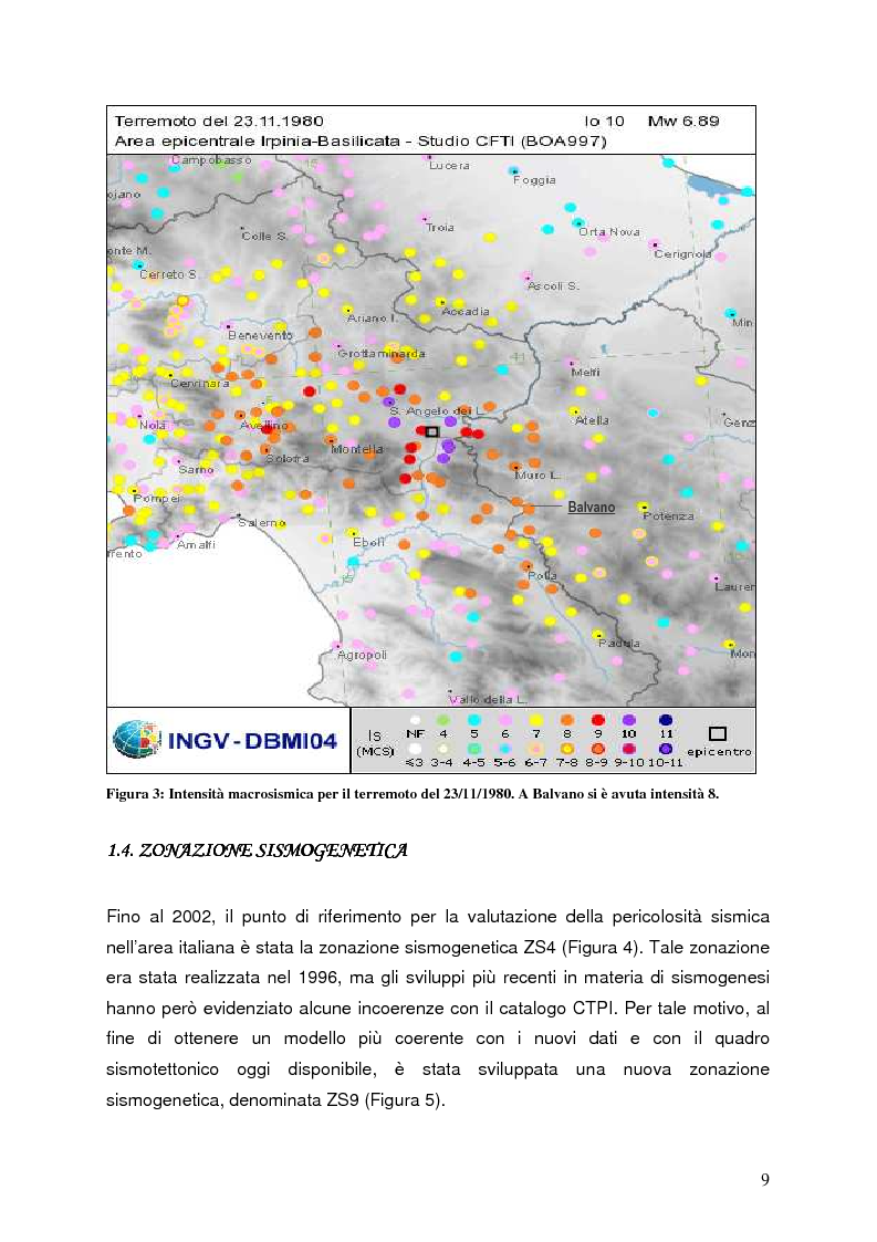 Anteprima della tesi: Confronto tra misure e modelli di amplificazione sismica a Balvano (PZ), Pagina 7