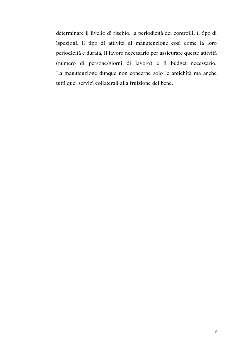 Anteprima della tesi: La manutenzione programmata sul sito archeologico di San Vincenzo al Volturno: Analisi e indagini preliminari sulla cappella di Santa Restituta, Pagina 7