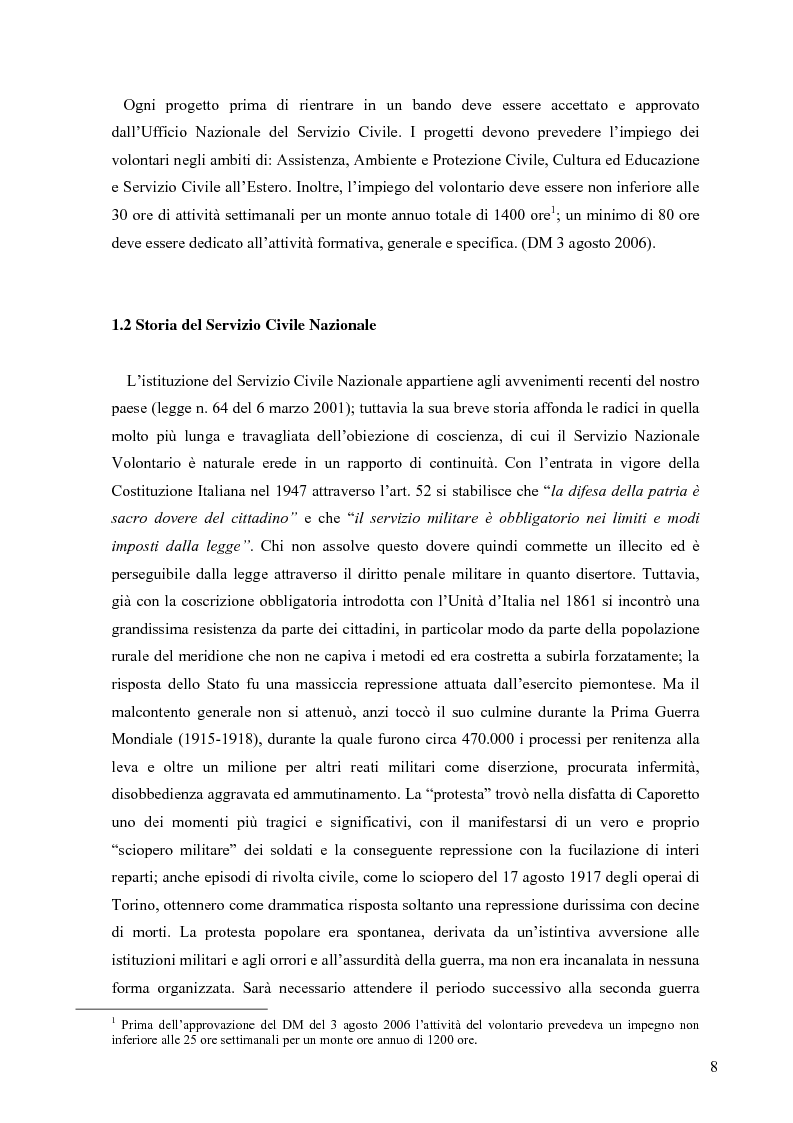 Anteprima della tesi: Partecipazione e cittadinanza attiva. Il punto di vista dei volontari di Servizio Civile Nazionale. Una ricerca empirica., Pagina 5