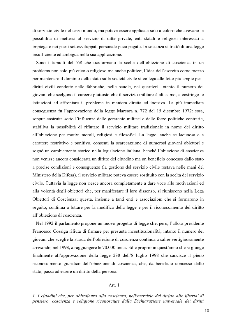 Anteprima della tesi: Partecipazione e cittadinanza attiva. Il punto di vista dei volontari di Servizio Civile Nazionale. Una ricerca empirica., Pagina 7
