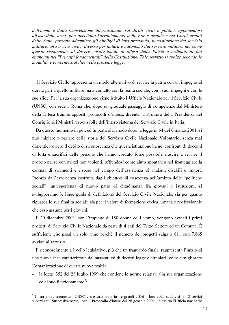 Anteprima della tesi: Partecipazione e cittadinanza attiva. Il punto di vista dei volontari di Servizio Civile Nazionale. Una ricerca empirica., Pagina 8