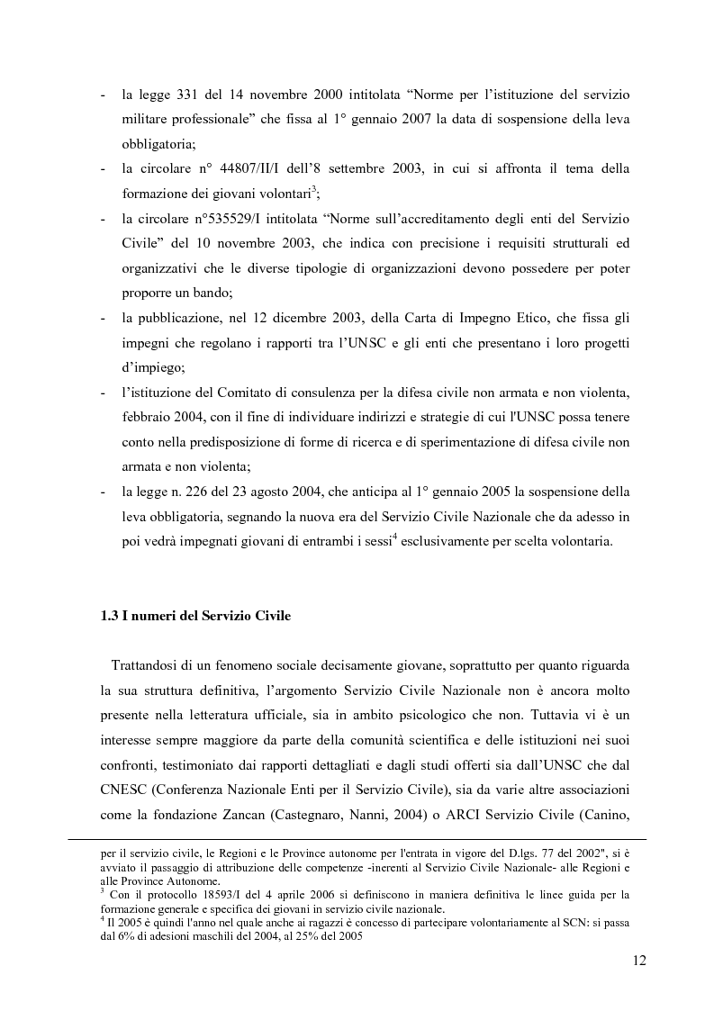 Anteprima della tesi: Partecipazione e cittadinanza attiva. Il punto di vista dei volontari di Servizio Civile Nazionale. Una ricerca empirica., Pagina 9