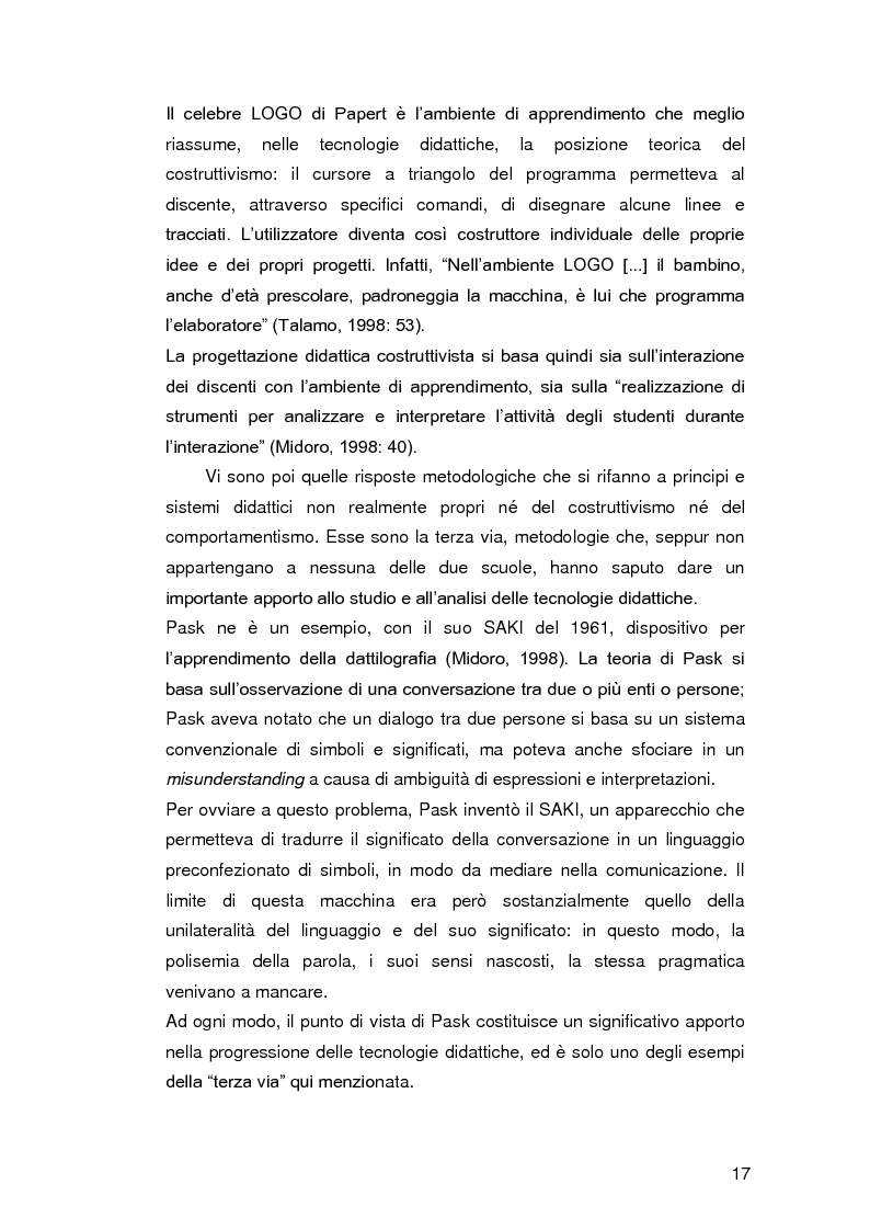 Anteprima della tesi: Insegnare l'italiano L2 a distanza: esperienze e progetti, Pagina 10