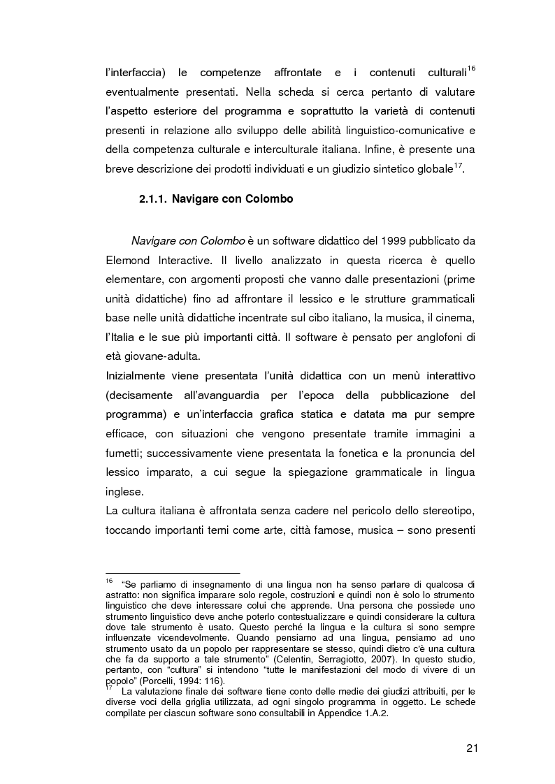 Anteprima della tesi: Insegnare l'italiano L2 a distanza: esperienze e progetti, Pagina 14