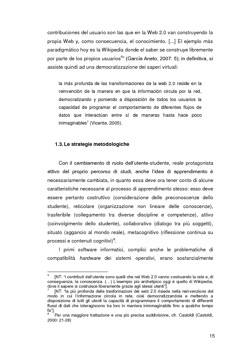 Anteprima della tesi: Insegnare l'italiano L2 a distanza: esperienze e progetti, Pagina 8