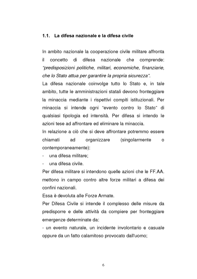 Anteprima della tesi: Cooperazione civile militare nelle operazioni di supporto alla pace, Pagina 4