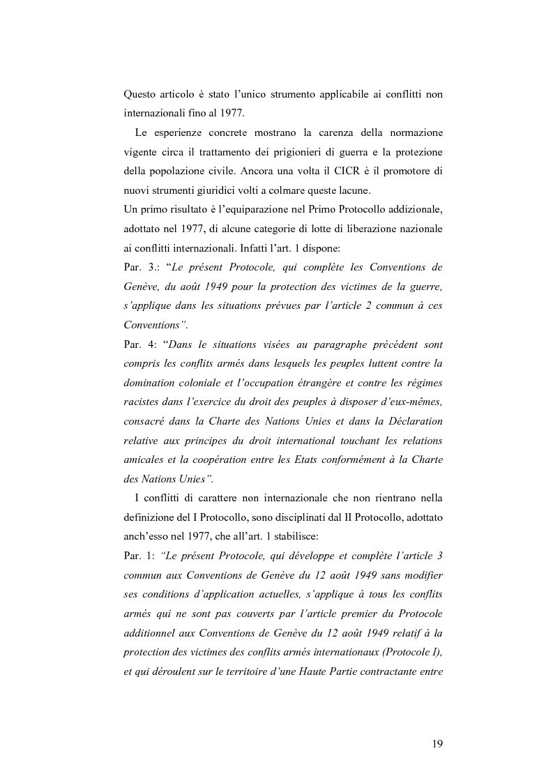 Anteprima della tesi: L'applicazione del diritto internazionale umanitario alle organizzazioni terroristiche, Pagina 14