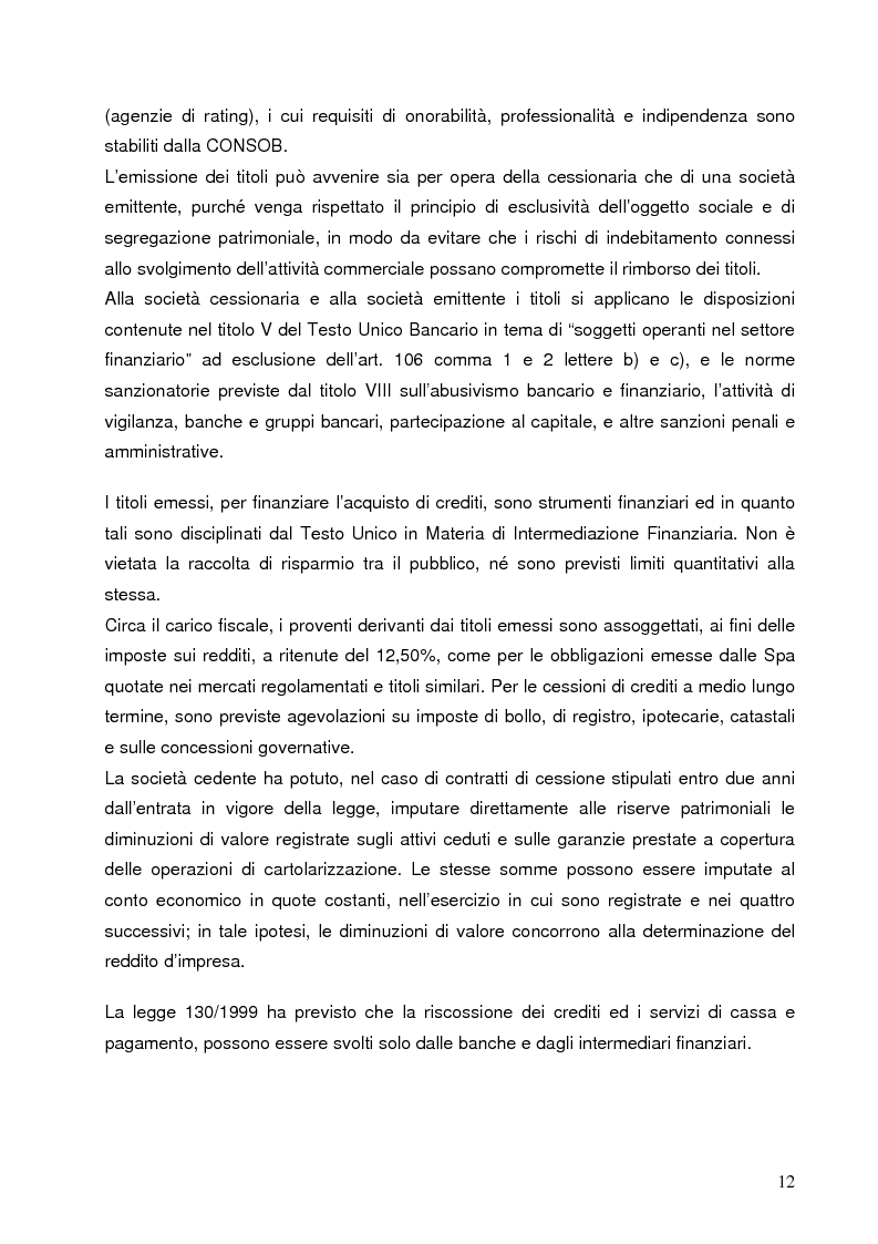 Anteprima della tesi: Aspetti finanziari e reali della cartolarizzazione dei crediti delle imprese siciliane, Pagina 7