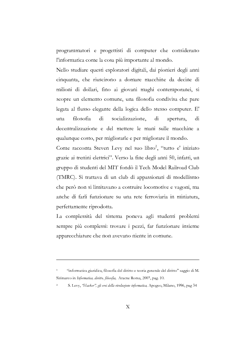 Anteprima della tesi: Etica hacker, Pagina 4