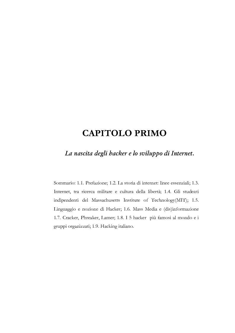 Anteprima della tesi: Etica hacker, Pagina 7