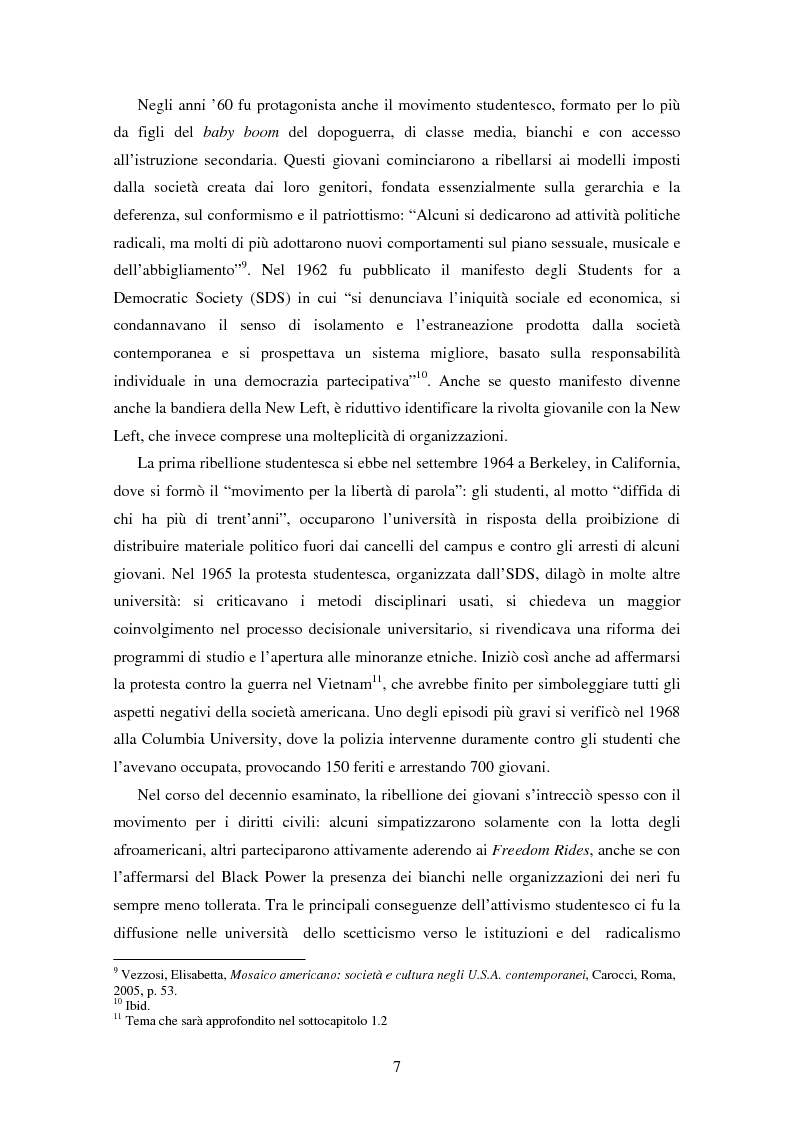 Anteprima della tesi: L'ospite indesiderato. Il governo degli Stati Uniti contro John Lennon (1971-1976)., Pagina 7