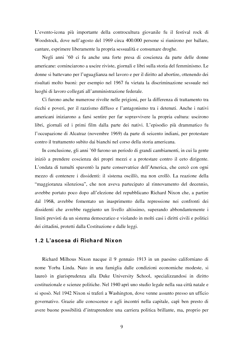 Anteprima della tesi: L'ospite indesiderato. Il governo degli Stati Uniti contro John Lennon (1971-1976)., Pagina 9
