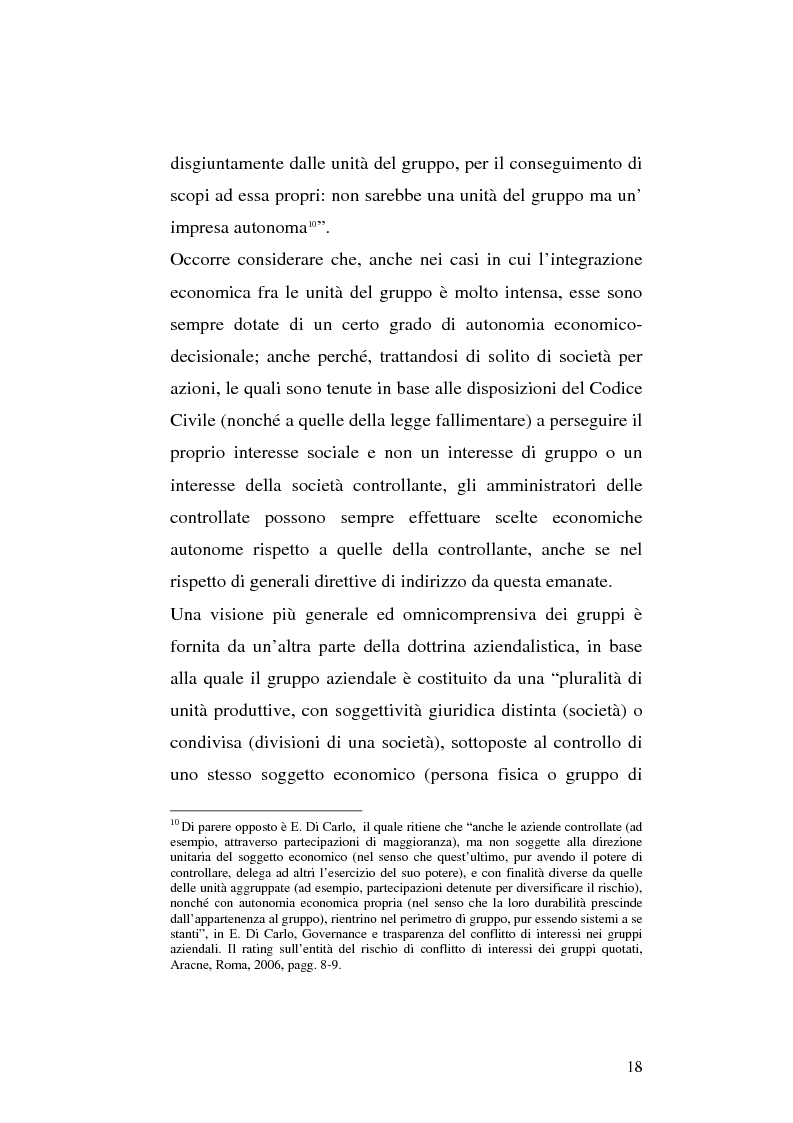 Anteprima della tesi: Le società di calcio nel contesto di gruppo aziendale: un confronto internazionale, Pagina 11