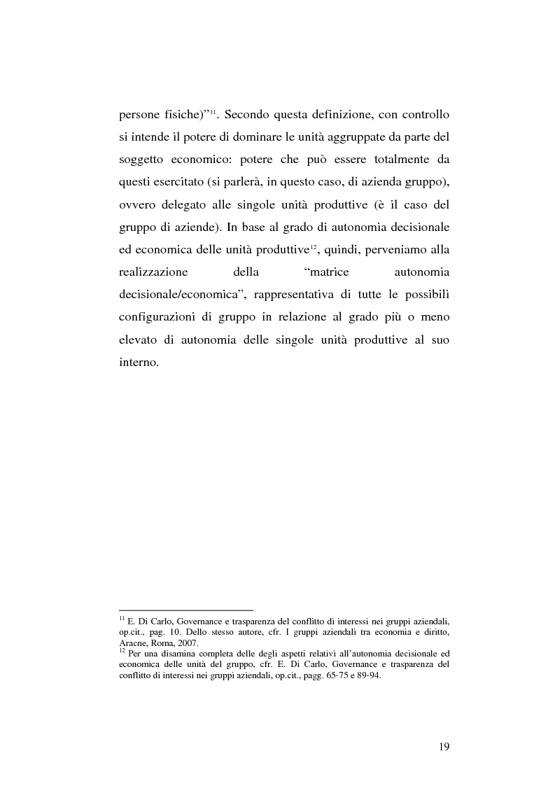 Anteprima della tesi: Le società di calcio nel contesto di gruppo aziendale: un confronto internazionale, Pagina 12