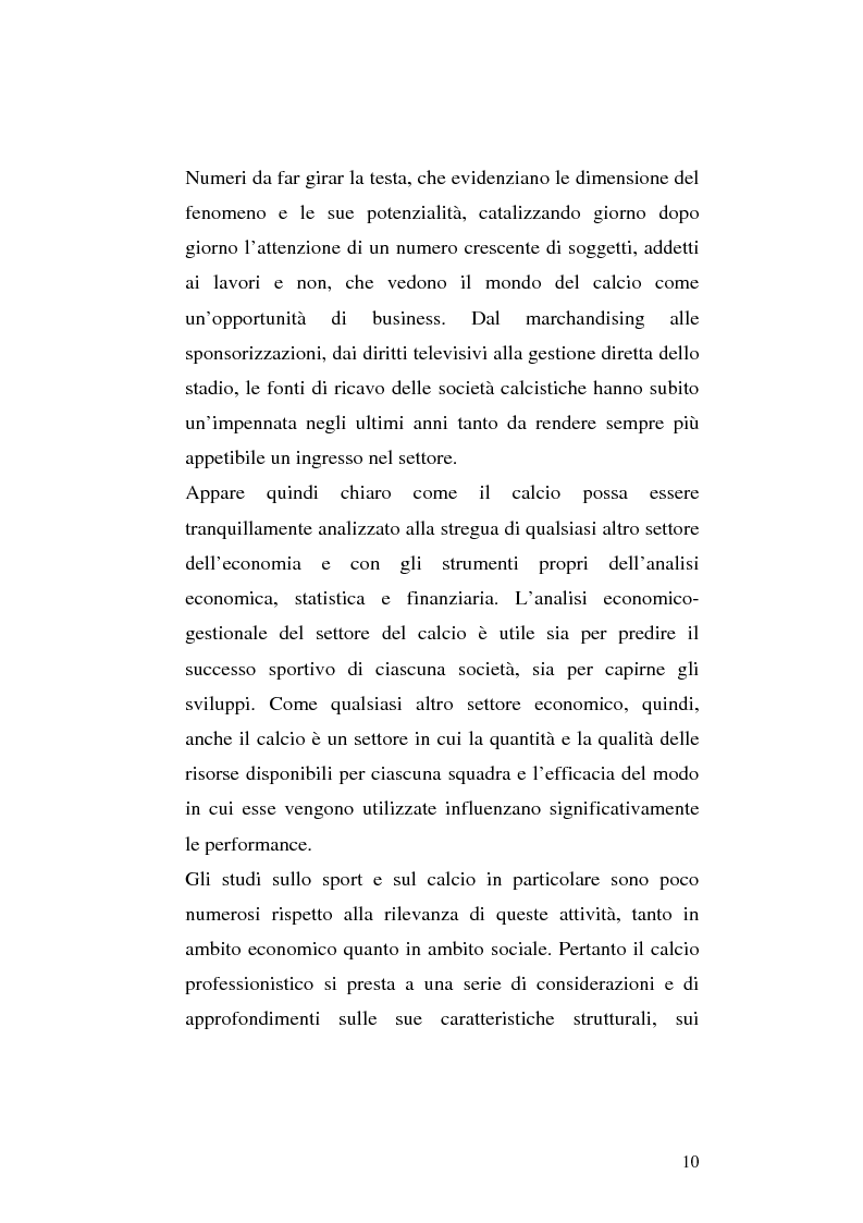 Anteprima della tesi: Le società di calcio nel contesto di gruppo aziendale: un confronto internazionale, Pagina 3