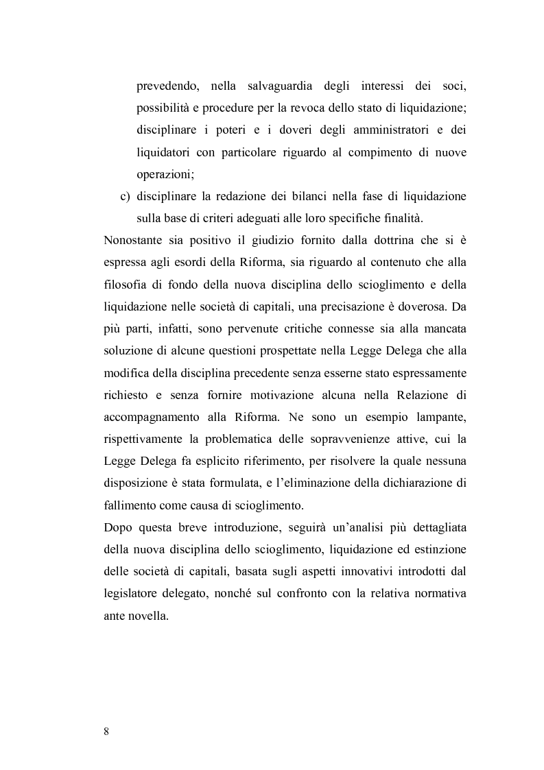 Anteprima della tesi: La nuova disciplina della liquidazione nelle società di capitali, Pagina 6