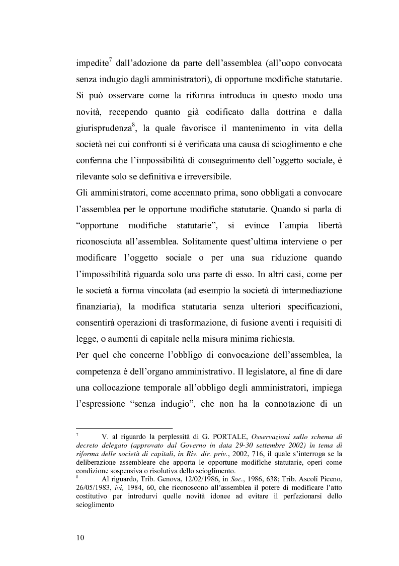 Anteprima della tesi: La nuova disciplina della liquidazione nelle società di capitali, Pagina 8