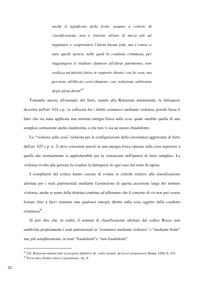 Anteprima della tesi: Il delitto di furto, Pagina 14