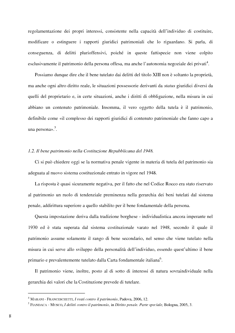 Anteprima della tesi: Il delitto di furto, Pagina 2