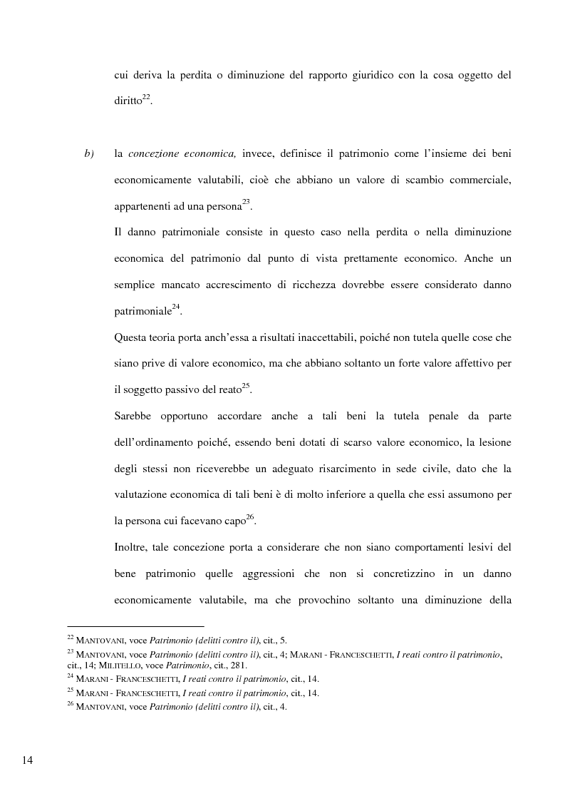Anteprima della tesi: Il delitto di furto, Pagina 8