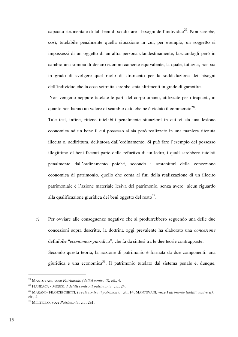Anteprima della tesi: Il delitto di furto, Pagina 9