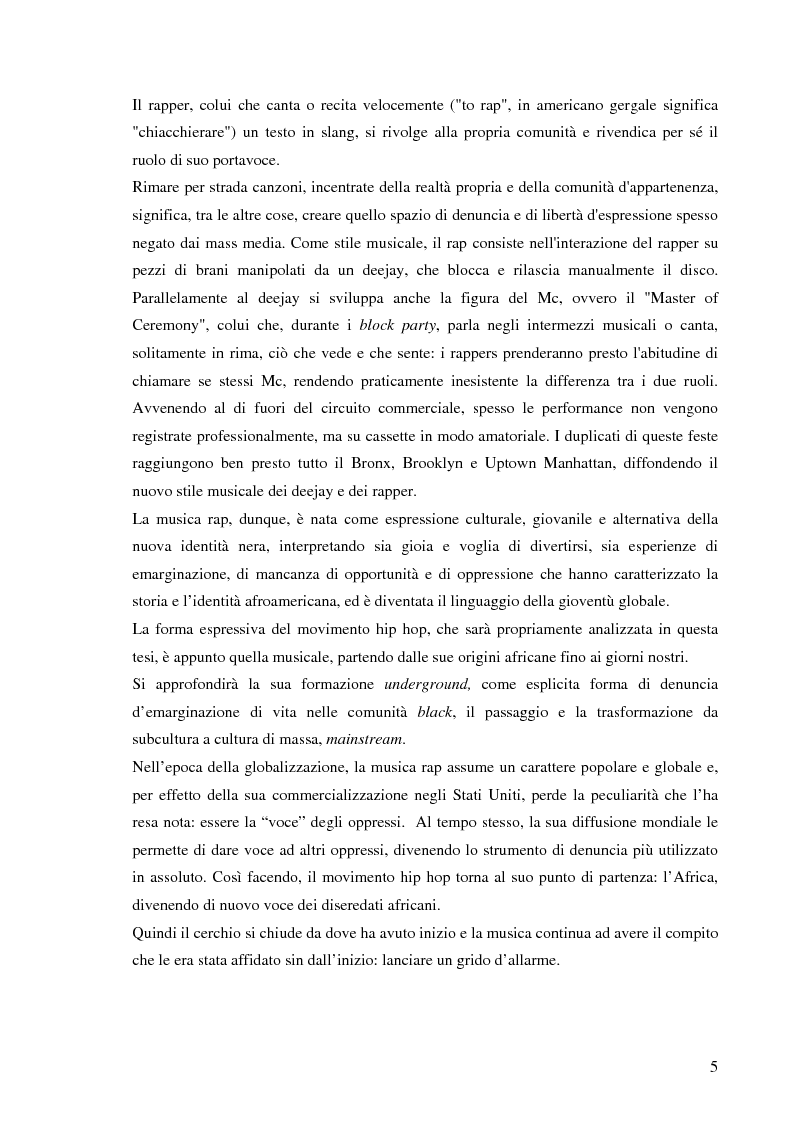 Anteprima della tesi: Hip hop state of mind: stories of blacks outsmarting whites, Pagina 3