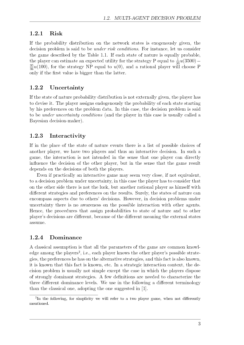 Anteprima della tesi: Game Theory for Internetworking, Pagina 3