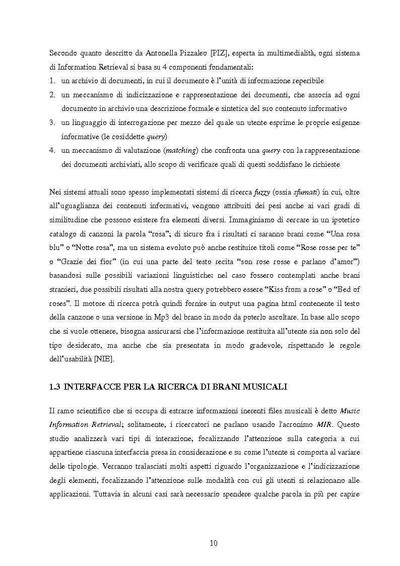 Anteprima della tesi: Analisi di interfacce per la ricerca di brani musicali: finalità mood-based e prototipo di Music Mood Galaxy, Pagina 4