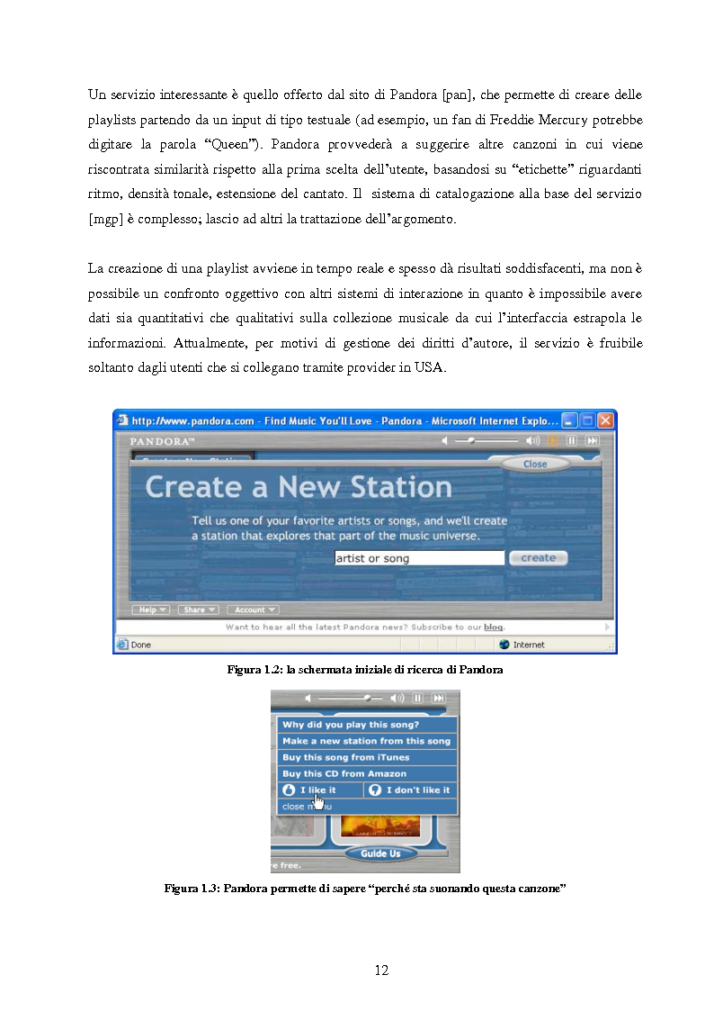 Anteprima della tesi: Analisi di interfacce per la ricerca di brani musicali: finalità mood-based e prototipo di Music Mood Galaxy, Pagina 6
